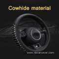 Rivet Personality Leather Universal Car Cover Steering Wheel